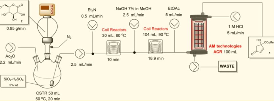 LAMBDA POWDER DOSER_Overview of Cyclopentenone synthesis process